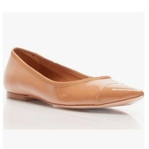 Rebecca Allen The Skim Pointy Toe Patent Leather Flats Size 7.5